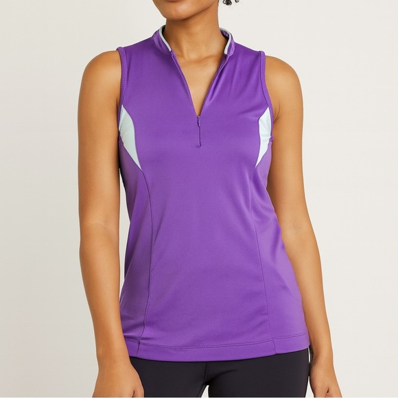 Slazenger Purple Athletic Tank Top - Picture 1 of 4